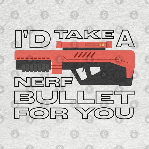 Nerf Bullet by Designograph